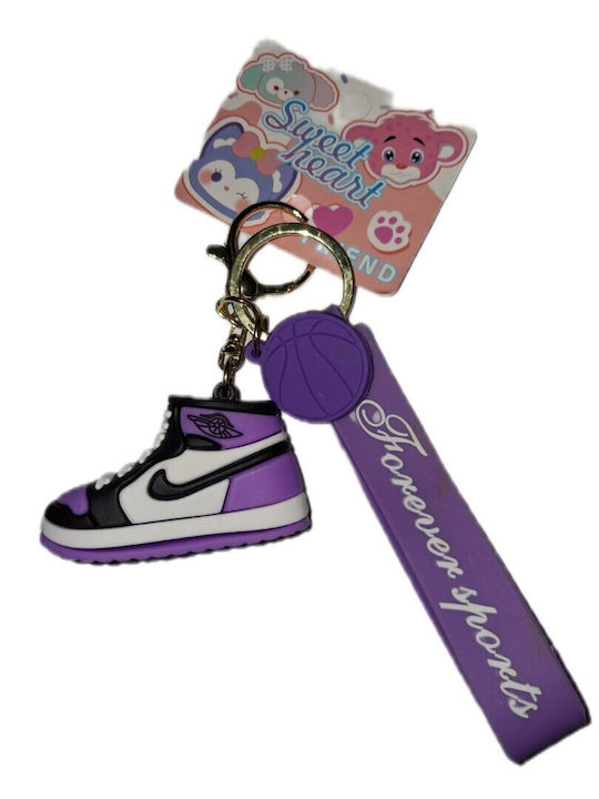 Mini Sneaker Schlüsselanhänger – Lila 1234-57