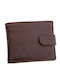 Leather Men's Wallet Classic with RFID Brown