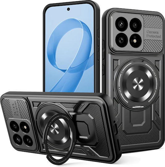 Techsuit Ruggedcam Umschlag Rückseite Silikon Schwarz (Poco F8 Pro)