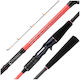Ecooda Exairetika Eetb Tairaba Engetsu Rod Fishing Rod for Tai Rubber / Baitcasting with Reel 2.06m 40-100gr