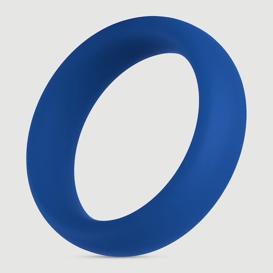 Φαρδύ Δαχτυλίδι Πέους Σιλικόνης Forto F-64 50 Mm Wide Silicone Large Cock Ring Μπλε
