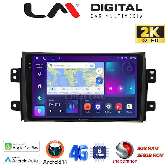 LM Digital Car Audio System for Fiat Sedici Suzuki SX4 2005-2013 (Bluetooth/USB/WiFi/GPS/Apple-Carplay/Android-Auto)
