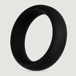Φαρδύ Δαχτυλίδι Πέους Σιλικόνης Forto F-64 45 Mm Wide Silicone Medium Cock Ring Μαύρο