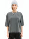 Bluza Tricou Cu Mâneci Scurte Gri