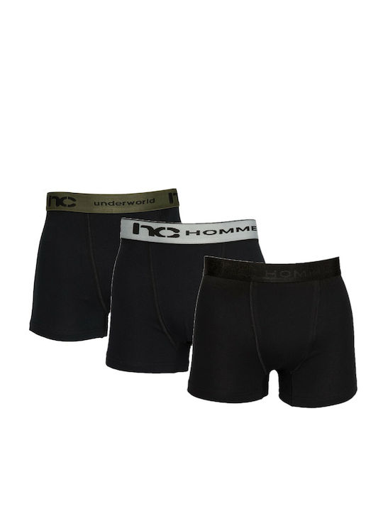 Men's Boxers Black 3Pack 411-mxt