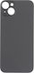 Batterieabdeckung Battery Door Adhesive Large Hole Schwarz für iPhone 15 Plus