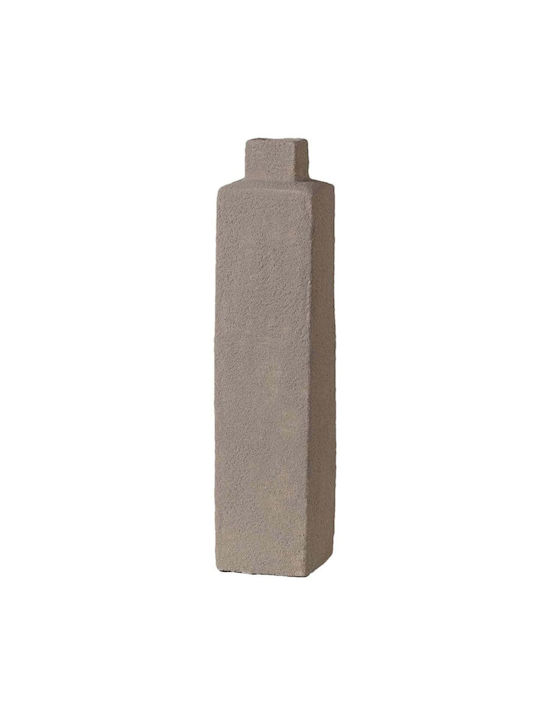 Espiel Decorative Vase Gray 11.5x11.5x45cm