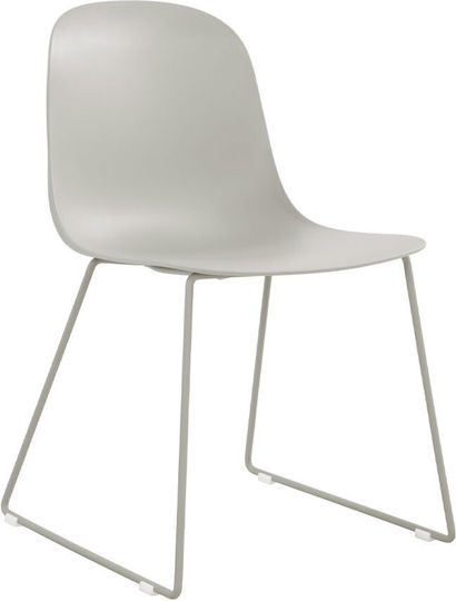 Delta Scaune Sala de mese din Polipropilenă Off White 4buc 45x56.5x80.5buc