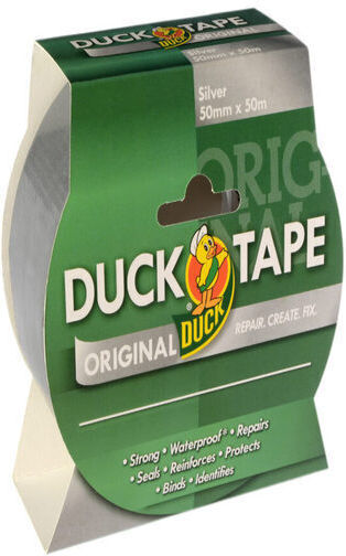 Duck Самозалепваща Лента за тъкани Silver 50ммx25м 1бр
