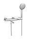 Orabella Marea Mixing Bathtub Shower Faucet Complete Set Silver