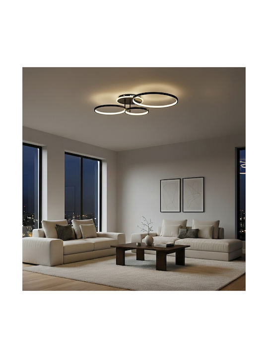 kelvo Ceiling Mount Light 89cm White with Integrated LED