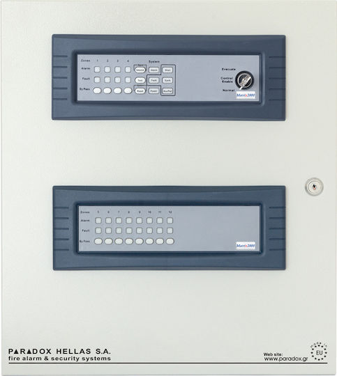 Paradox Matrix Fire Detection Panel 12 Zones