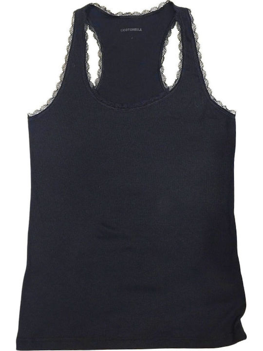 Women's Sleeveless T-Shirt Black