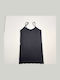 Black Women's Tank Top with Spaghetti Straps