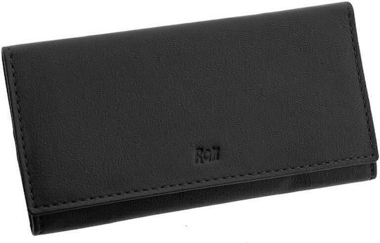 RCM Leather Tobacco Pouch Z27 With Magnetic Clasp Magnet Black