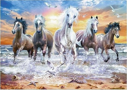 Norimpex 5d Diamond Mosaic Horses 40x30cm