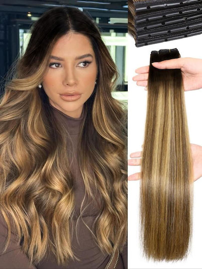Τρέσα Butterfly Φυσική Τρίχα Balayage No 1b 6 27