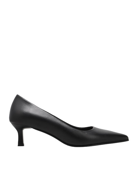 Haralas Leder Pumps mit hohem Absatz Schwarz