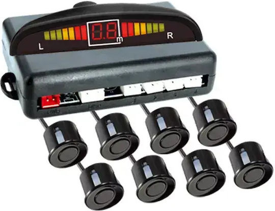 Front-rear Parking Sensor Set 8 Sensors Carguard Sp005