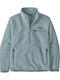 Winter Women's Fleece Blouse Long Sleeve with Zipper Blue