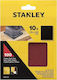 Stanley Шкурка 115x140мм Комплект 10бр