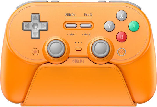 8Bitdo Pro 3 Bluetooth Безжичен Геймпад за Android / PC / Switch / Switch 2 / iOS Оранжев