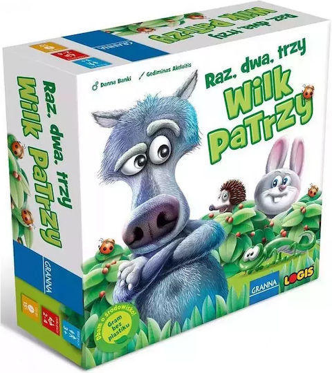 Board Game One, Two, Three: The Wolf Is Watching for 2-4 Players 3+ Years Old 00418/WG (PL) Granna