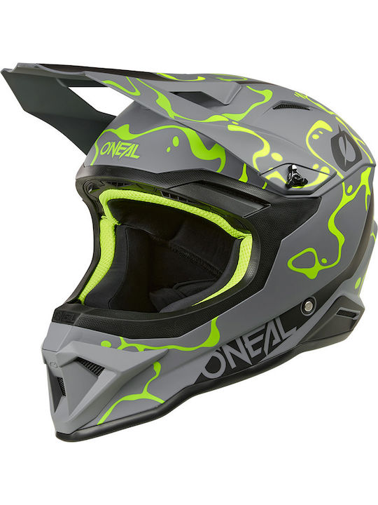 O'Neal 1 Series Gray/Neon Yellow V.26 Motorradh...