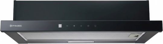 Pyramis PTC63335BG Schiebbarer Dunstabzug 60cm Schwarz