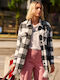 Damen Jacke Black and white