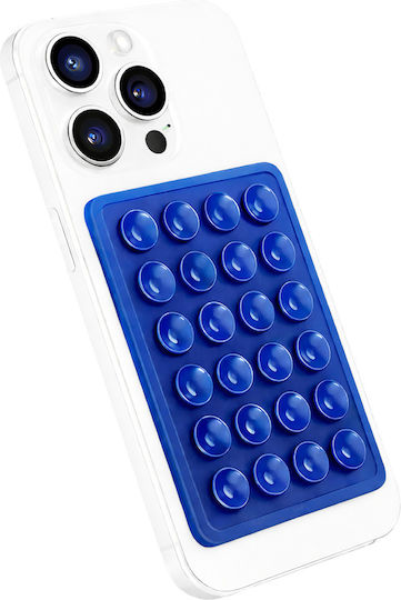 Single Side Sticker 8x5cm Non-slip Mobile Stand Mobile in Blue color
