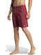 3 Stripes Men's Swimwear Shorts Red Striped
