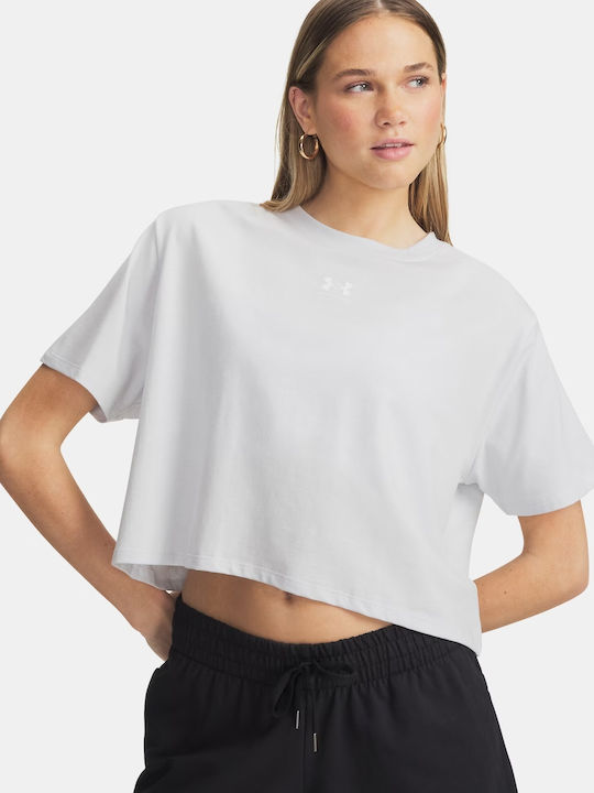 Under Armour Ua Rival Boxy T-Shirt White