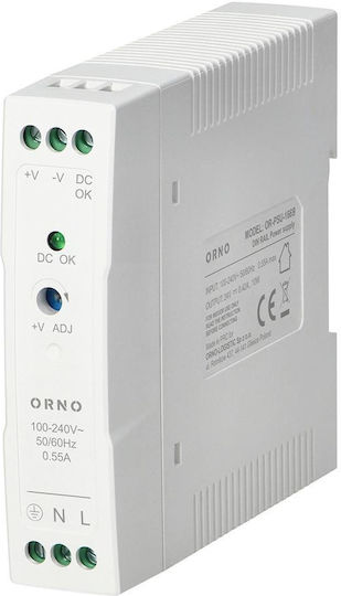 Orno Тръбнохранителен блок с изход 24V и мощност 20W 1Спецификация
