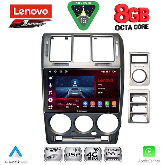 Lenovo Ηχοσύστημα Αυτοκινήτου για Hyundai Getz 2002-2011 (Bluetooth/USB/WiFi/GPS/Apple-Carplay/Android-Auto) με Οθόνη Αφής 9"