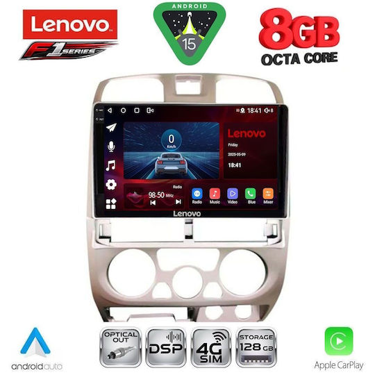 Lenovo Ηχοσύστημα Αυτοκινήτου Isuzu D-Max 2002-2008 (Bluetooth/USB/WiFi/GPS/Apple-Carplay/Android-Auto) με Οθόνη Αφής 9"