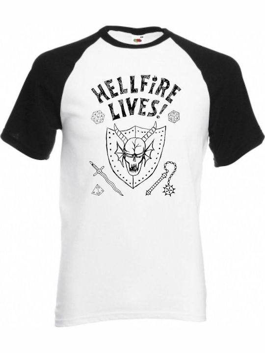 Tricou Baseball Unisex Stranger Things Hellfire...