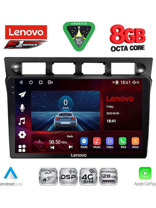 Lenovo Car Audio System for Kia Picanto 2004-2008 (Bluetooth/USB/WiFi/GPS/Apple-Carplay/Android-Auto) with Touch Screen 9"