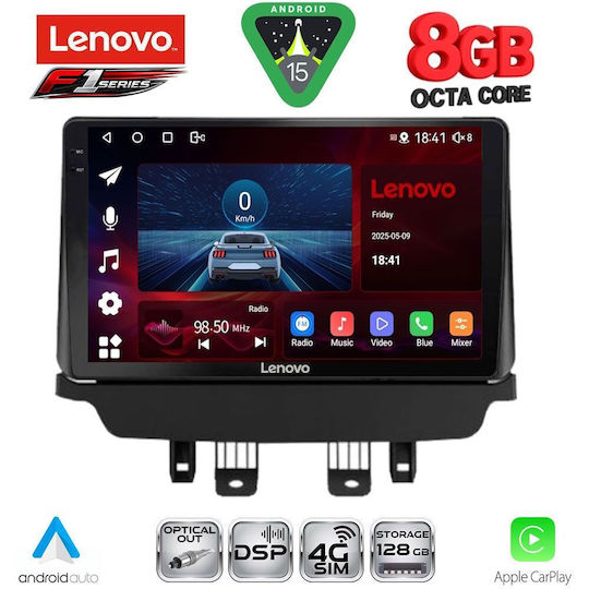 Lenovo Ηχοσύστημα Αυτοκινήτου για Mazda CX-3 2014-2023 (Bluetooth/USB/WiFi/GPS/Apple-Carplay/Android-Auto) με Οθόνη Αφής 9"