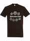 T-shirt Unisex " That Is How Roll Dices Dungeons & Dragons " Chocolate