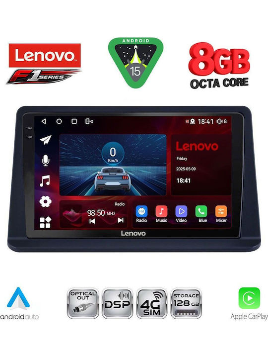 Lenovo Car Audio System for Mitsubishi Pajero 1999-2006 (Bluetooth/USB/WiFi/GPS/Apple-Carplay/Android-Auto) with Touch Screen 9"
