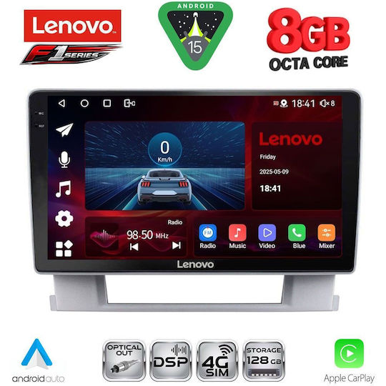 Lenovo Car Audio System for Opel Astra 2010-2016 (Bluetooth/USB/WiFi/GPS/Apple-Carplay/Android-Auto) with Touch Screen 9"