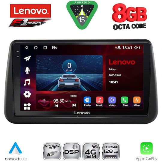Lenovo Car Audio System for Opel Meriva 2010-2017 (Bluetooth/USB/WiFi/GPS/Apple-Carplay/Android-Auto) with Touch Screen 9"