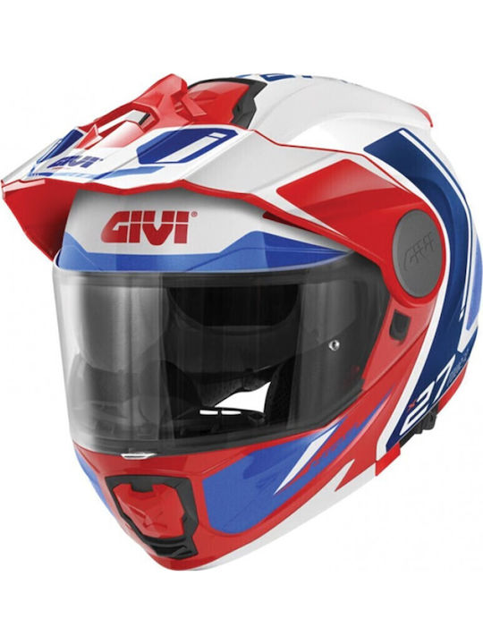 Givi X27 Tourer White/Blue/Red Κράνος Μηχανής F...