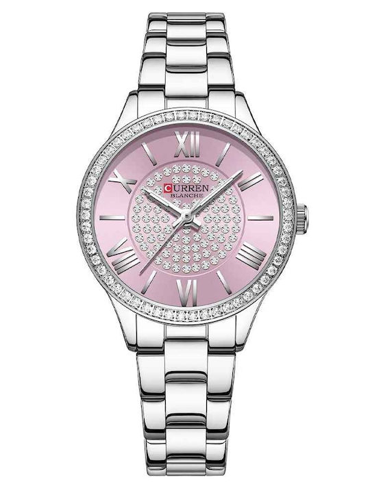 Curren Damen Uhr mit Silber Metallarmband