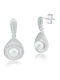 Bijou Box Earrings made of Steel with Stones & Pearls