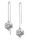 Single Earring made of Silver with Stones