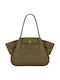 Γυναικεία Tote Τσάντα Suede Χακί