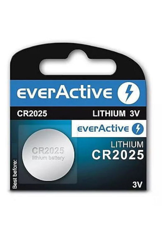 everActive Batterie Lithium für Uhren CR2025 3V 1Stück