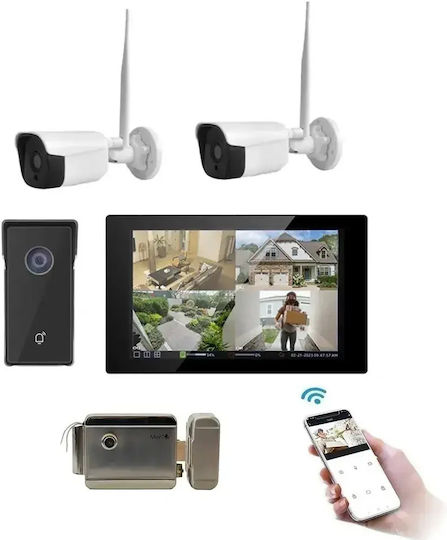 Set Video Interfon Fără Fir Wi-Fi